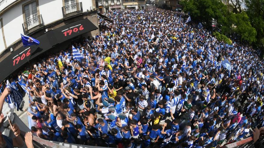 A Coruña apoya a su equipo