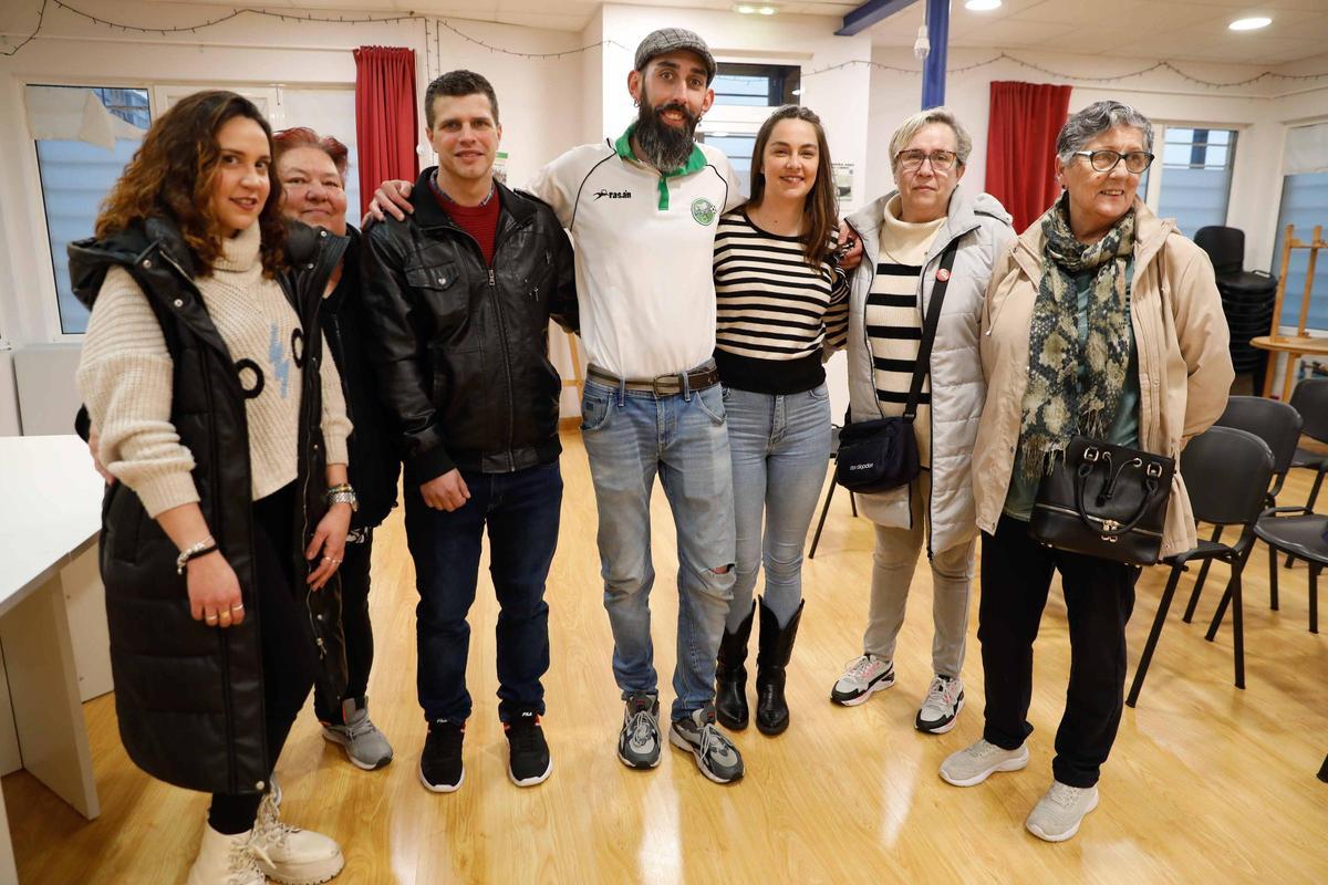 La junta directiva de la entidad vecinal de La Luz elegida el pasado marzo de 2024.