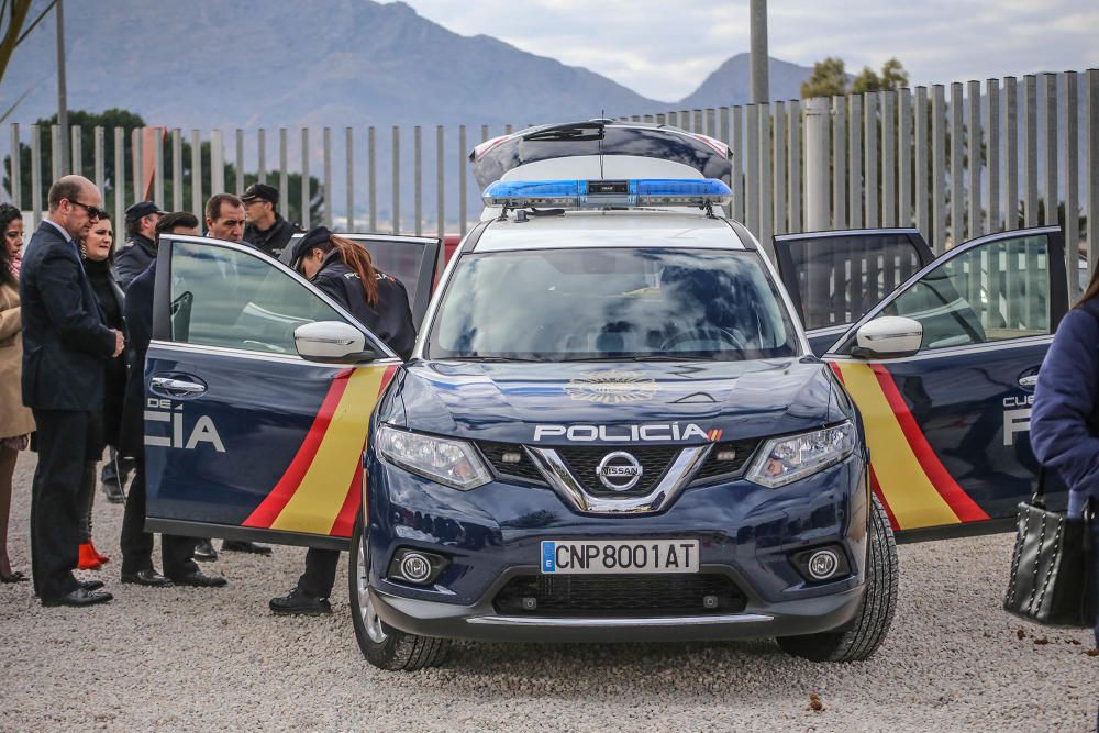 Exhibición policial en Granja de Rocamora