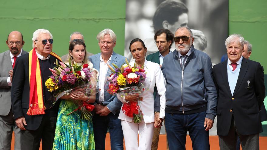 El tenis español y mundial homenajea a Manolo Santana