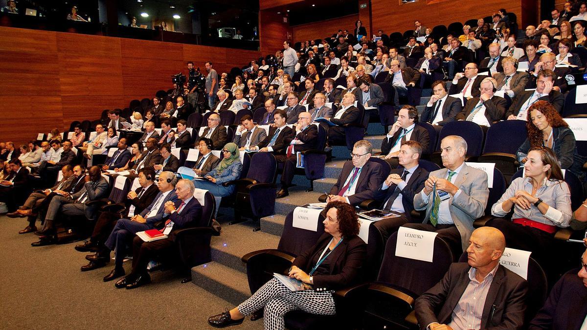 Imagen del Congreso Internacional de 2018, centrado en la producción pesquera mundial.