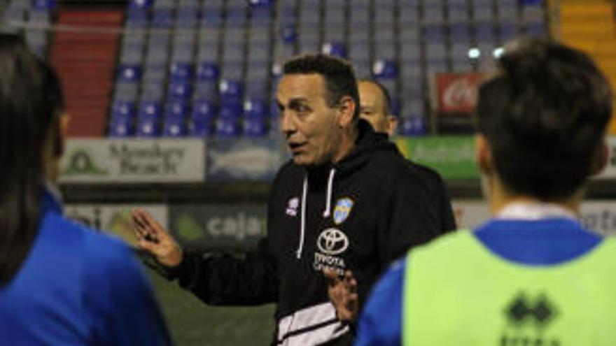 Francis Díaz, durante un entrenamiento de la pasada campaña.