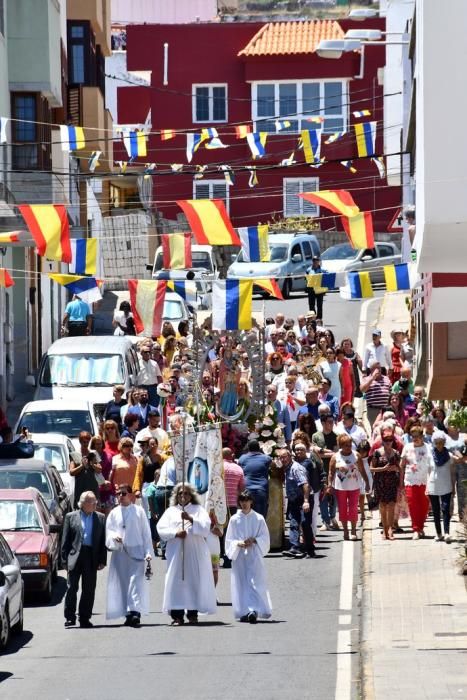 05/08/2019 LOMO MAGULLO. TELDE. Procesión de la Virgen de Las Nieves y pase de mascotas al finalizar el acto.   Fotógrafa: YAIZA SOCORRO.  | 05/08/2019 | Fotógrafo: Yaiza Socorro