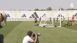 Tercera sesión de trabajo para el Real Madrid
