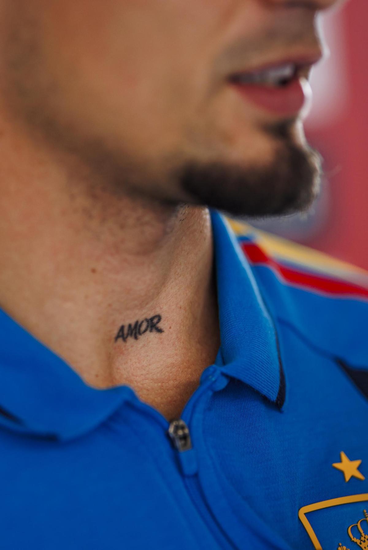 El tatuaje que lleva en el cuerpo Yéremy Pino