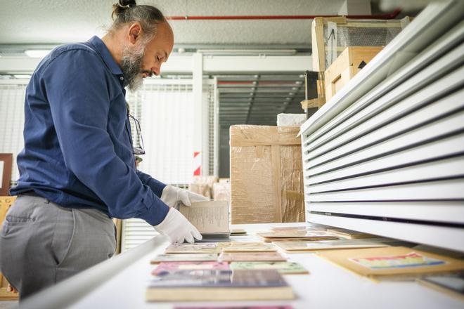 Visita a los sótanos del TEA