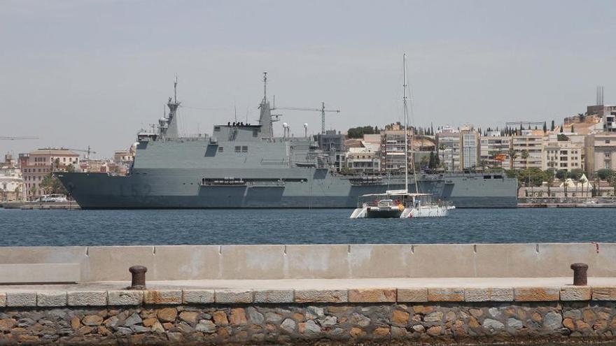 Jornada de puertas abiertas del buque Castilla en Cartagena