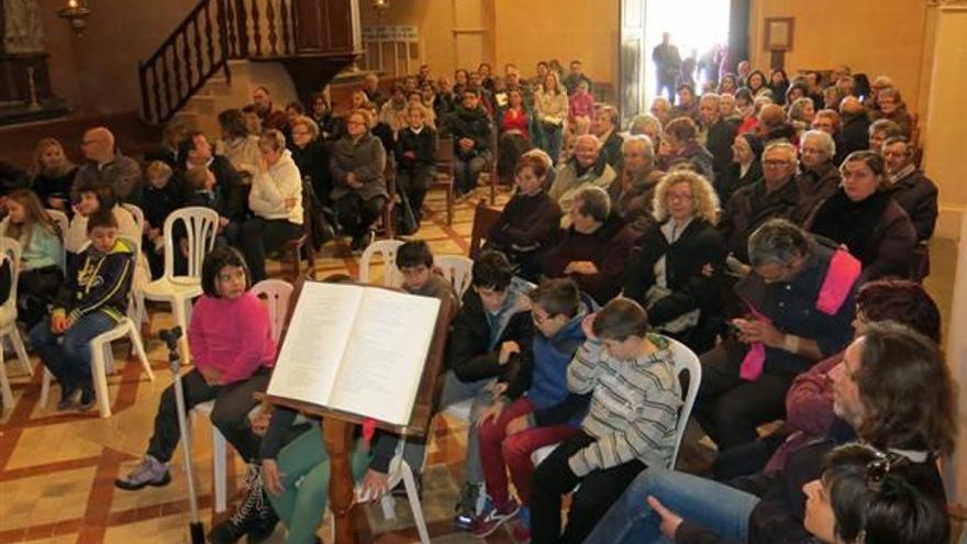 Imagen de la emotiva celebración del pasado fin de semana en el santuario &#039;porrerenc&#039;.