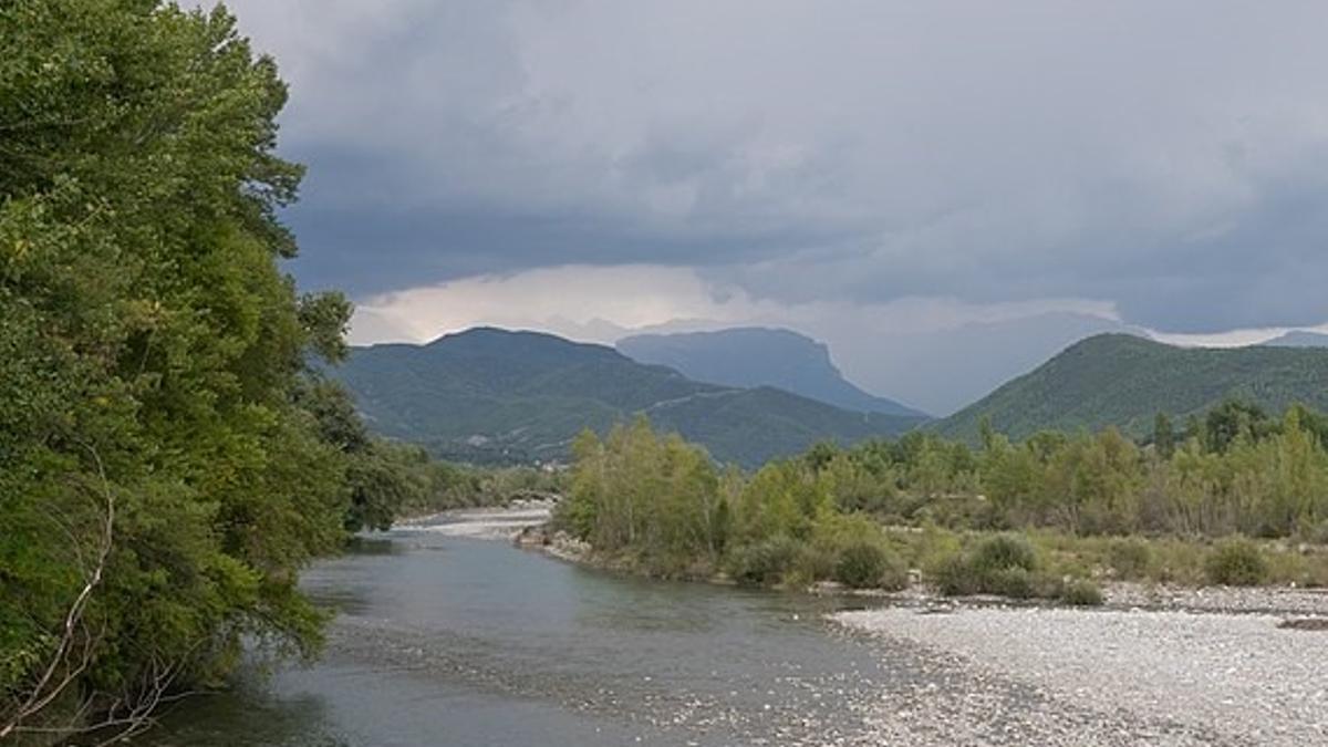 Tramo del río Cinca en una imagen de archivo.