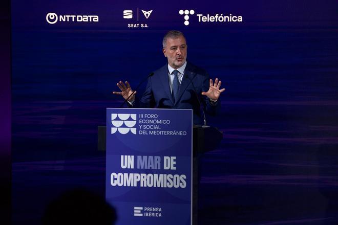 Collboni equipara la inversión pública de Barcelona a la de los JJOO de 1992: "Somos la capital del diálogo en el Mediterráneo"