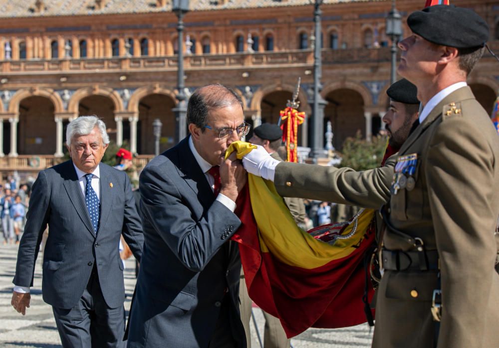 Jura de bandera civil en Sevilla.