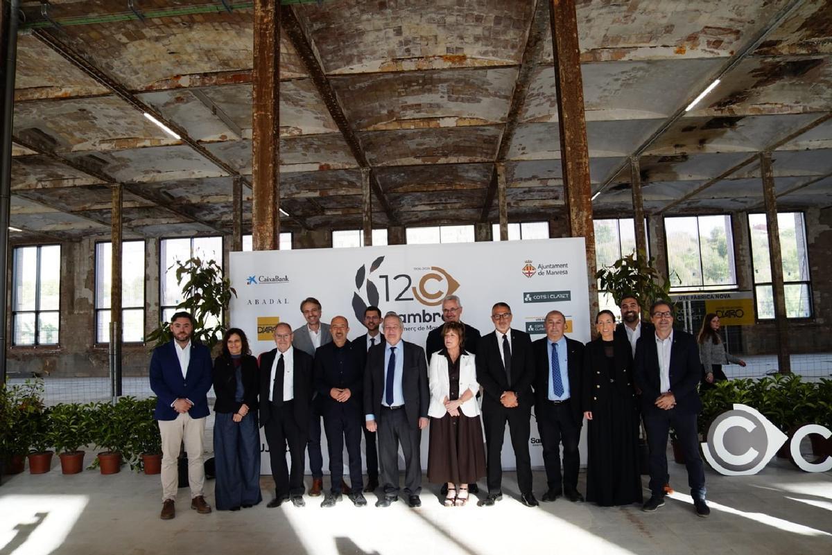 La Cambra de Manresa vesteix de gala la Fàbrica Nova en obres per celebrar els seus 120 anys La Cambra de Manresa vesteix de gala la Fàbrica Nova en obres per celebrar els seus 120 anys