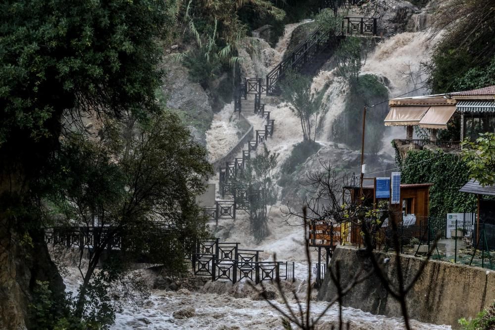 Fuentes del Algar y Callosa tras las lluvias