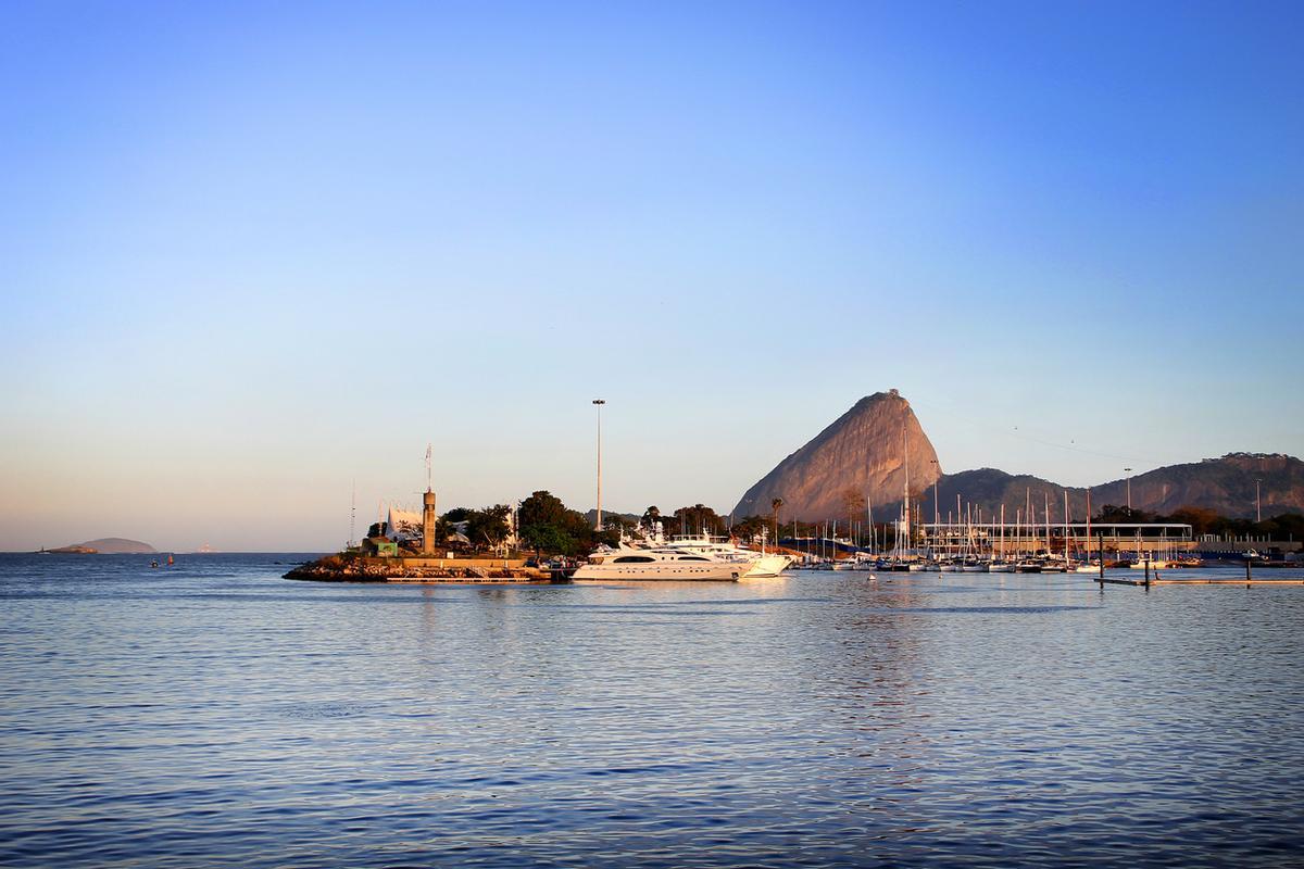 Barcos en la bahía de Guanabara