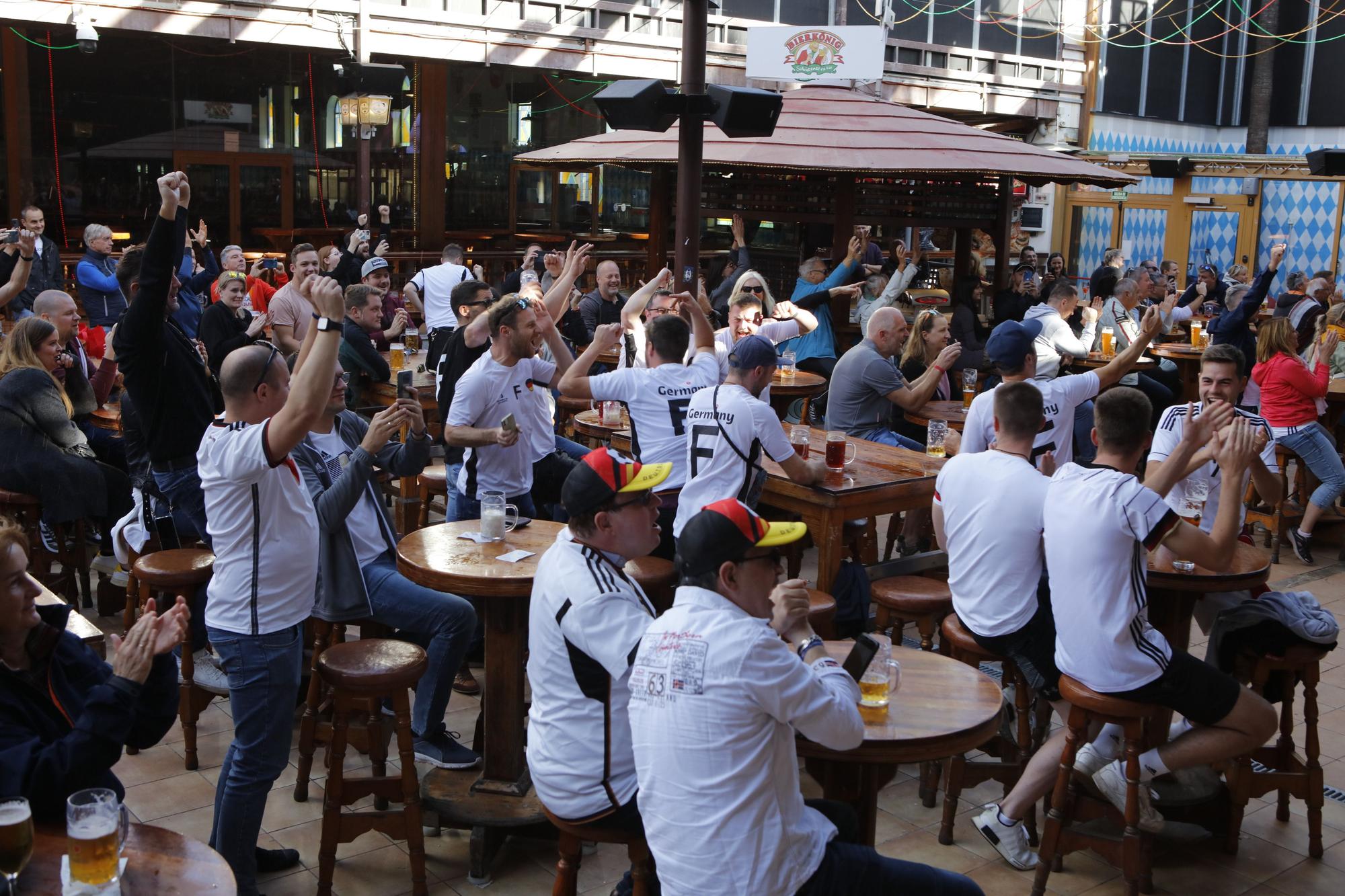 Eindrücke vom Deutschland-Spiel im Bierkönig auf Mallorca