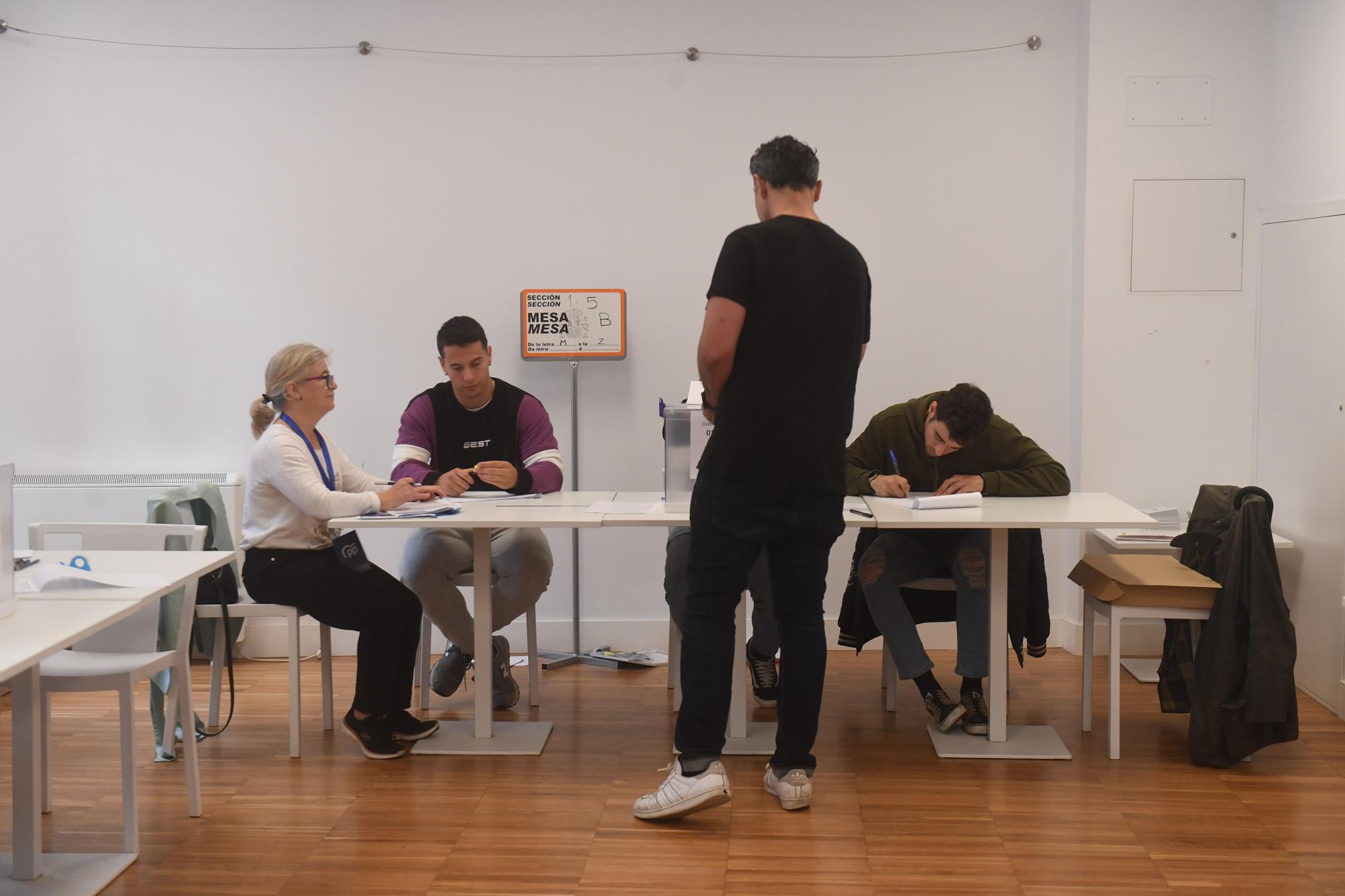 Jornada electoral en A Coruña