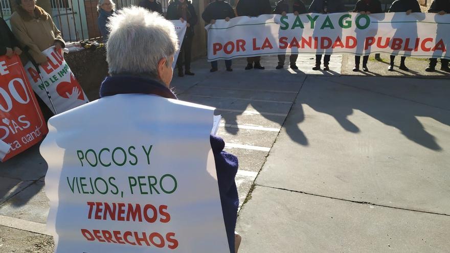 Sayago, incansable: última movilización del año por una sanidad digna