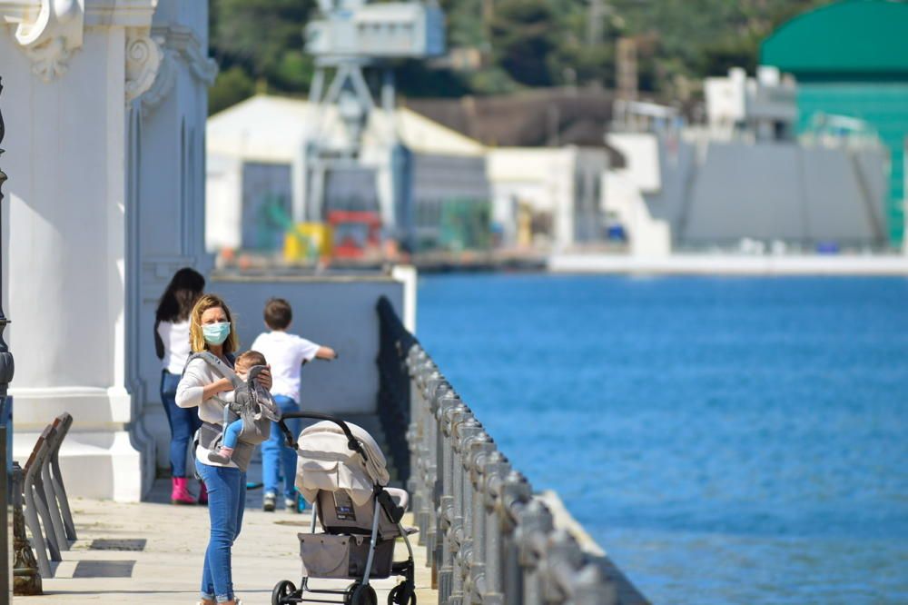 Así ha sido el primer día de desconfinamiento para los niños de Cartagena