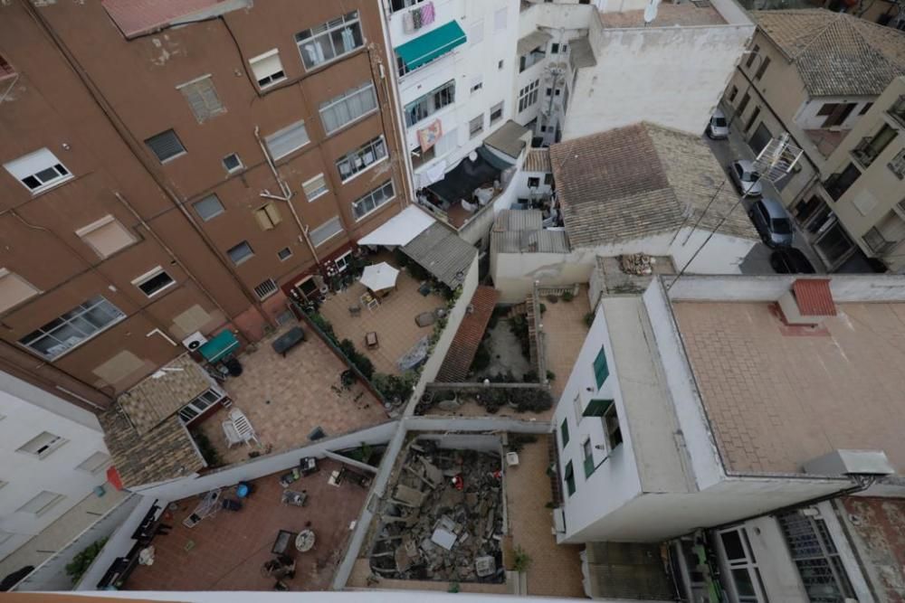 Derrumbe de una terraza en Palma