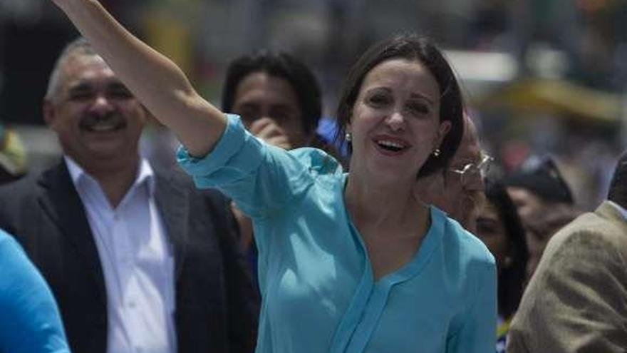 La líder opositora María Corina Machado.  // Efe