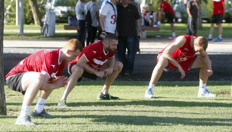 Entrenamiento del CAI Zaragoza