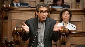 Declaracions de Jordi Martí després del seu primer ple municipal com a líder del PSC.