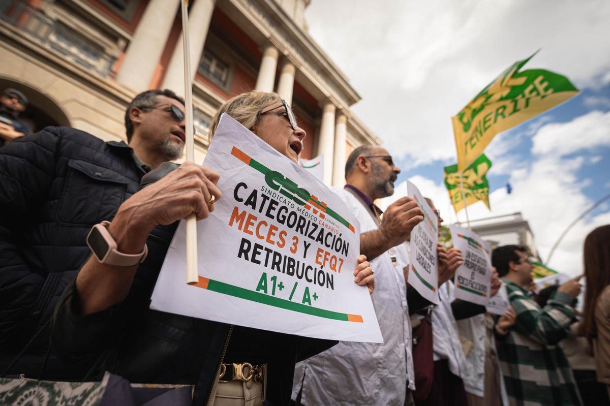 Huelga de médicos en Tenerife por el Estatuto Marco