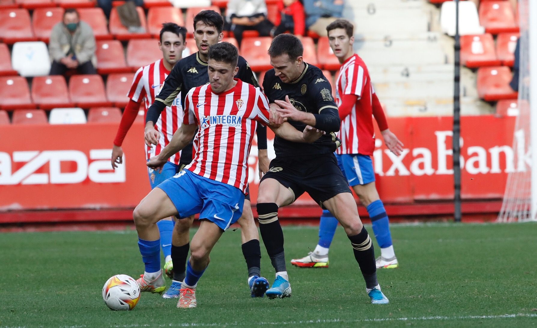 El partido entre el Sporting y el Lugo, en imágenes