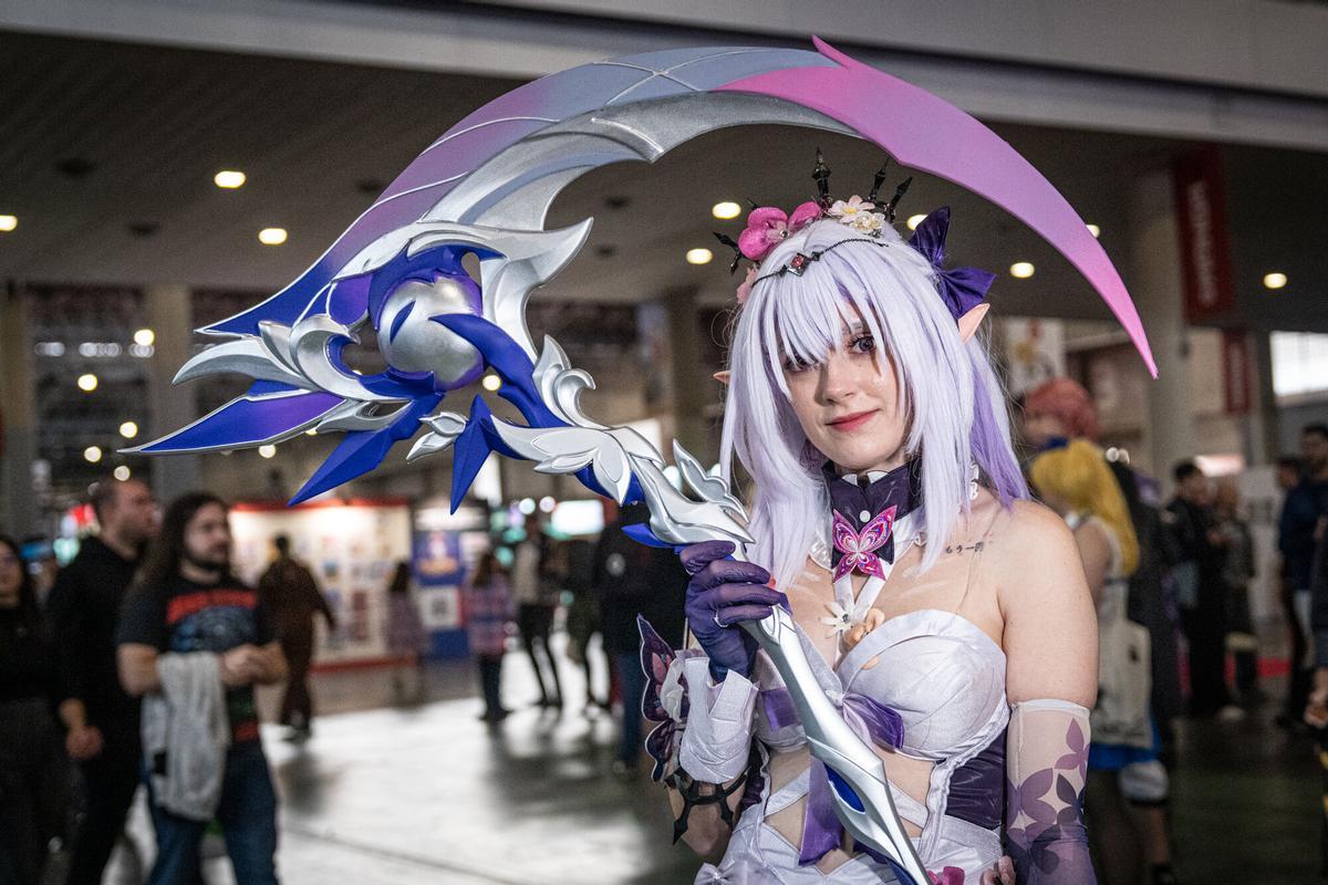 Carla, de 27 años, en el Manga Barcelona