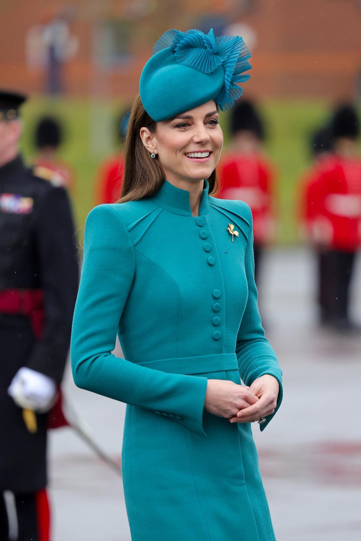 El Príncipe Guillermo y Catalina, Principes de Gales, asisten al Desfile del Día de San Patricio