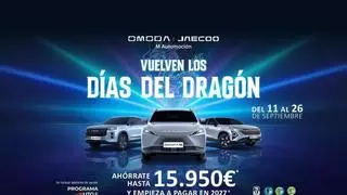 Los Días del Dragón de OMODA JAECOO llegan a Castellón con descuentos de hasta 15.950€