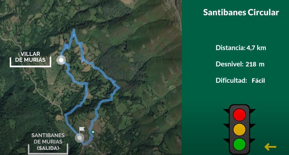 Ruta circular Santibáñez de Murias