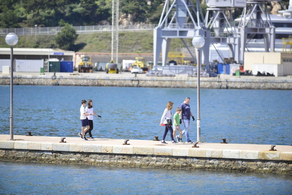 Así ha sido el primer día de desconfinamiento para los niños de Cartagena