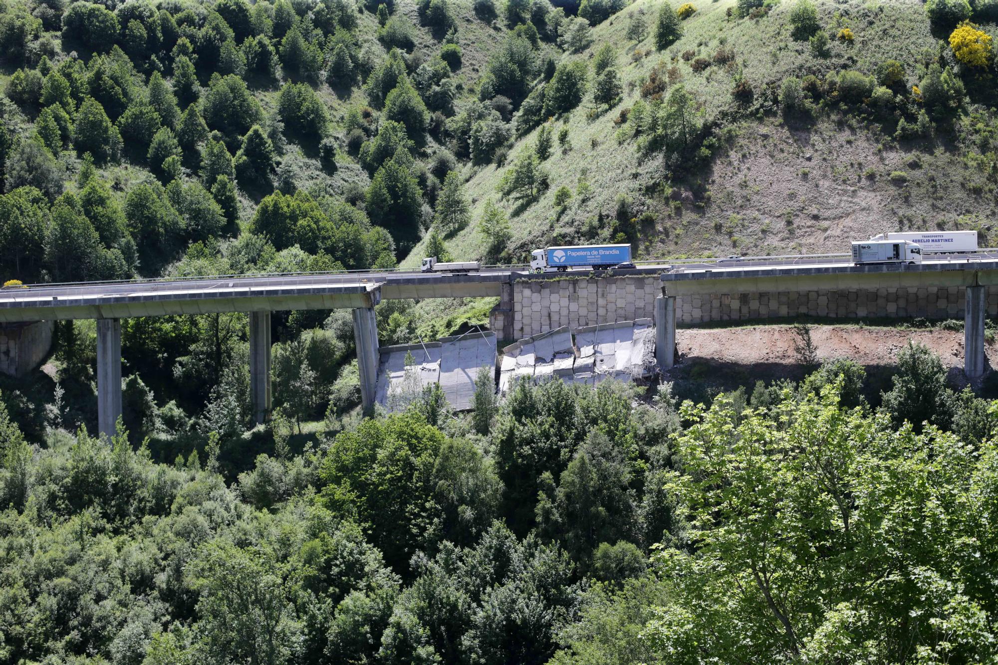 Un problema oculto en el viaducto de la A6, posible causa de un colapso inédito en la ingeniería civil estatal