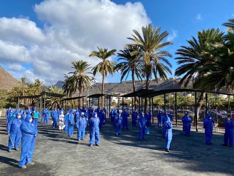 Coronavirus en Canarias | 160 nuevos trabajadores en La Gomera para desinfectar la isla