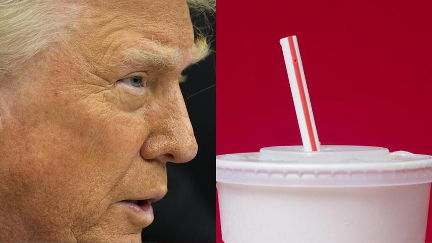 Trump declara la guerra a las pajitas de papel: &quot;Volvemos al plástico&quot;