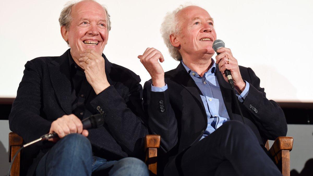 Los hermanos Luc y Jean-Pierre Dardenne, en una clase maestra en Roma el pasado 23 de octubre