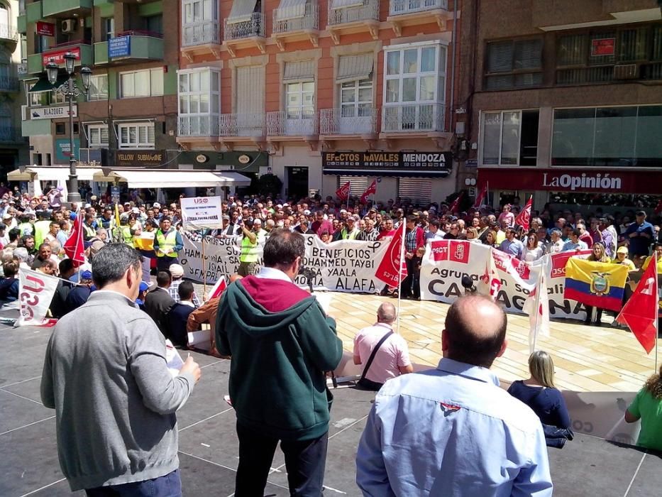 Manifestación del 1 de Mayo en Cartagena