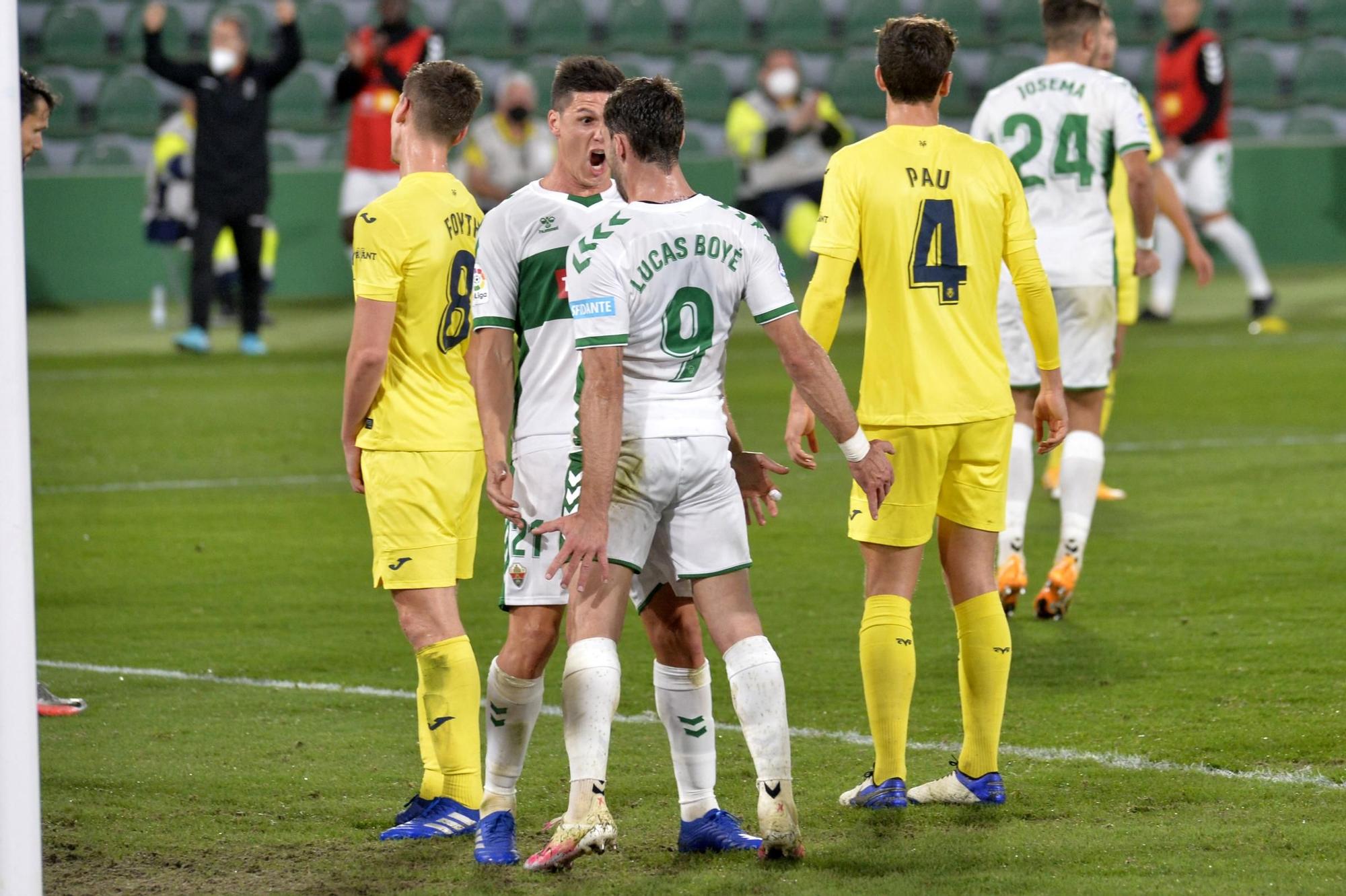 Elche CF - Villarreal, las imágenes del partido