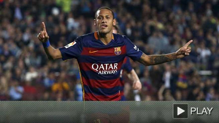 Neymar guía al Barcelona