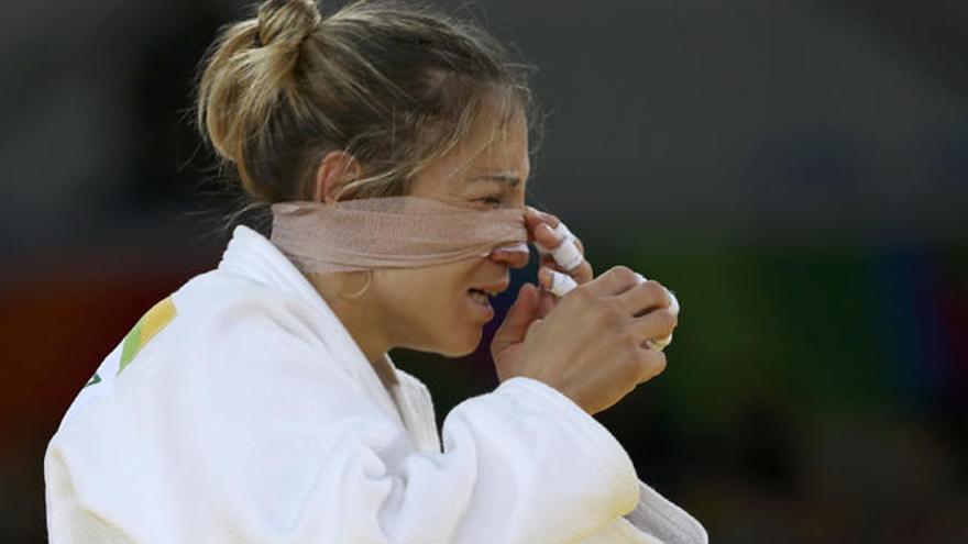 La judoca Laura Gómez.