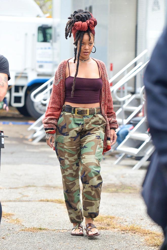 Rihanna no se quita las rastas 2