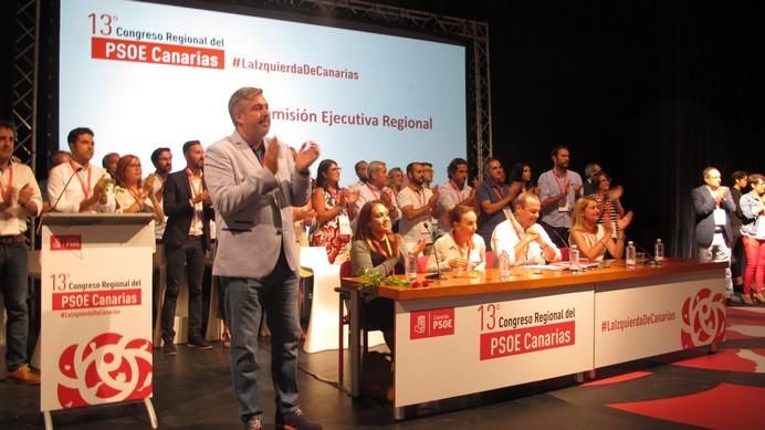 Clausura del Congreso Regional del PSOE de Canarias