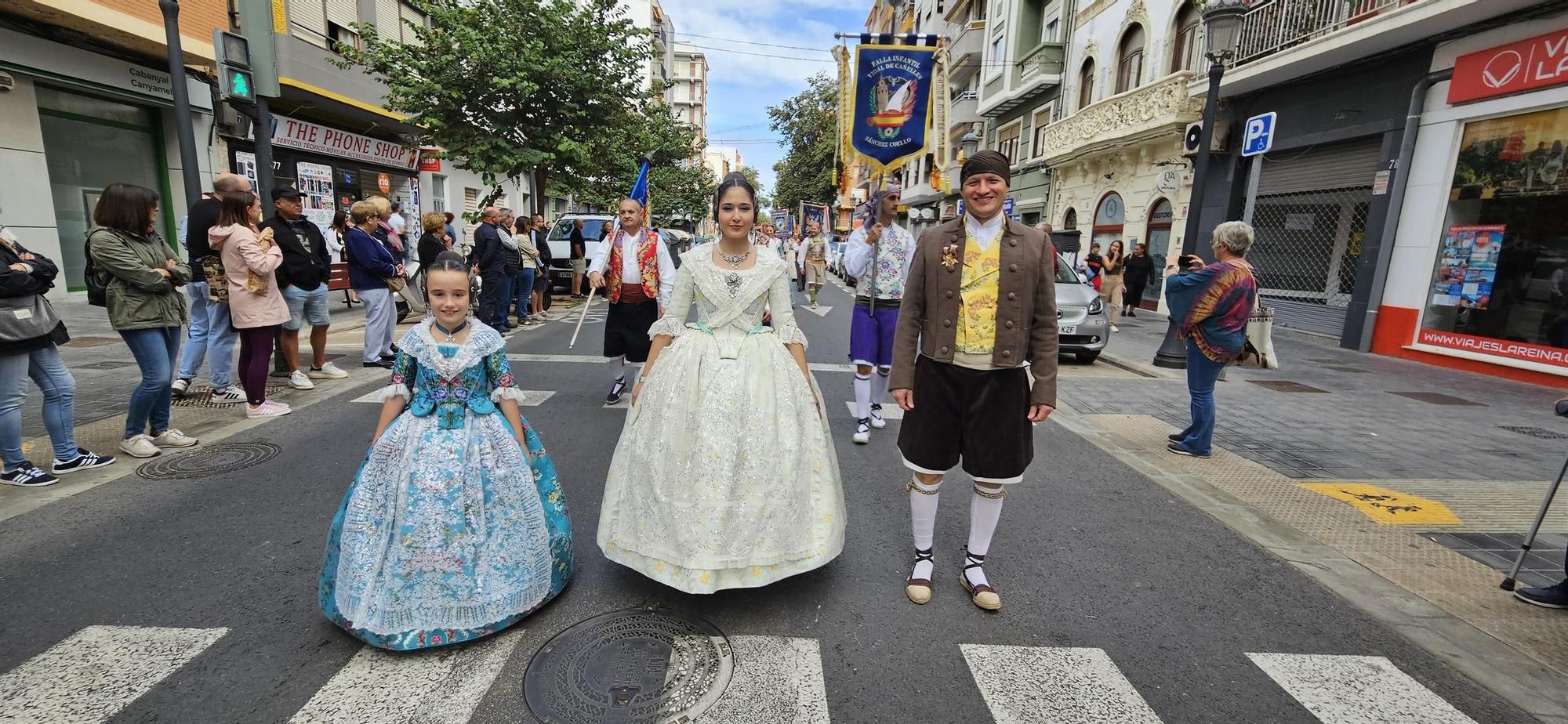 Las comisiones el Marítim, protagonistas en el Homenaje a la Senyera