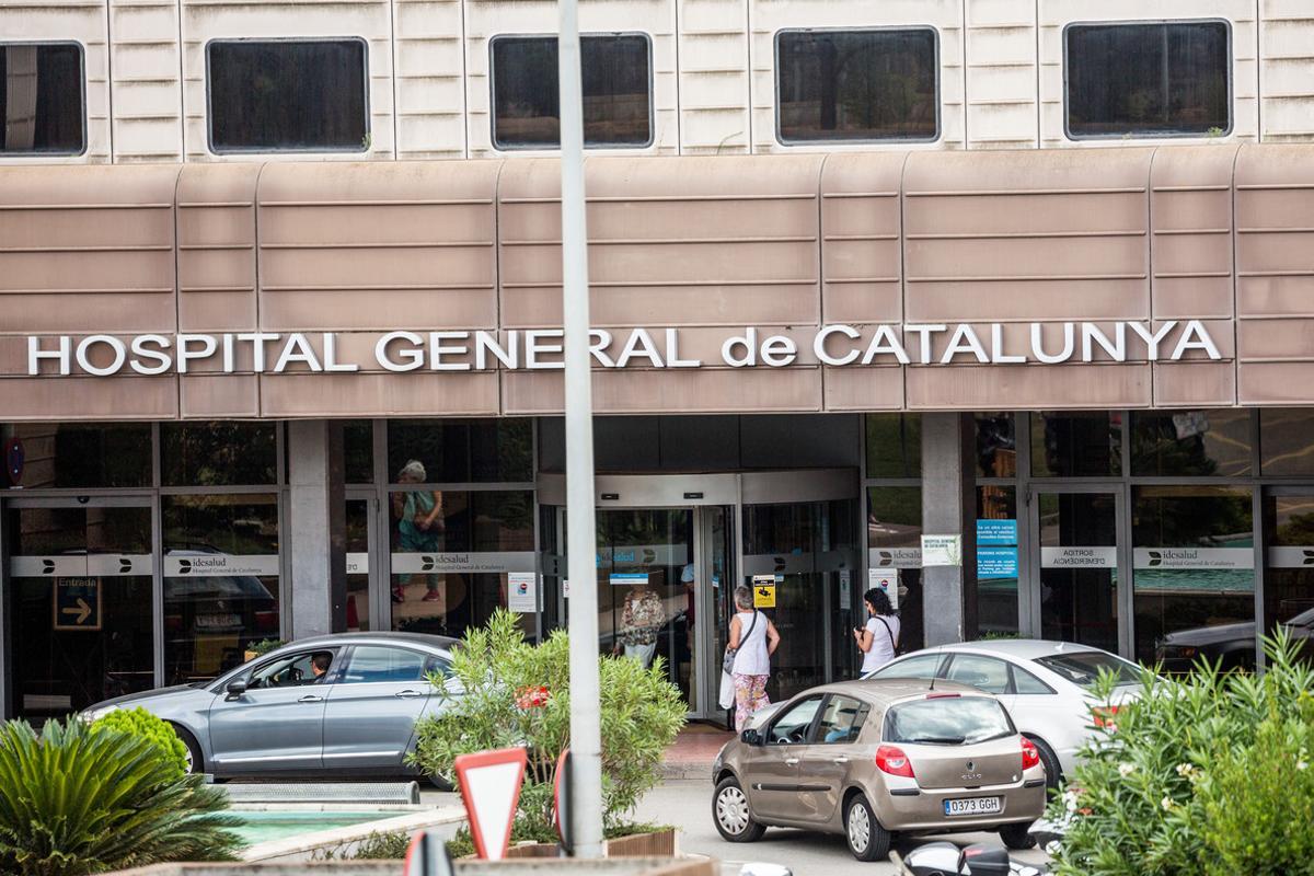 Entrada del Hospital General de Catalunya, en Sant Cugat.