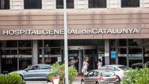 Entrada del Hospital General de Catalunya, en Sant Cugat.