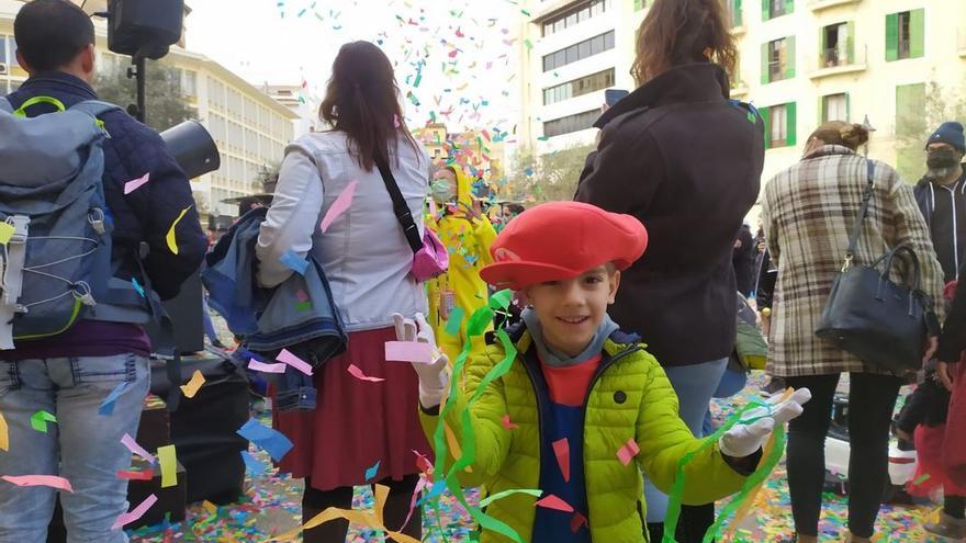 Sa Rueta llena de familias el centro de Palma