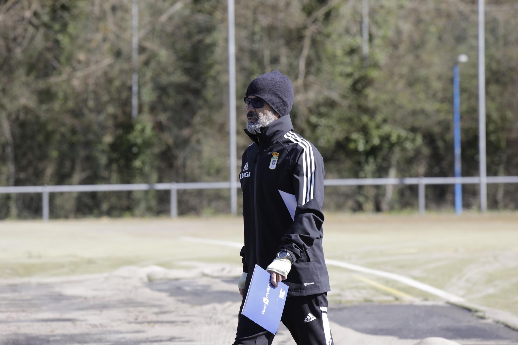 EN IMÁGENES: el entrenamiento del Oviedo