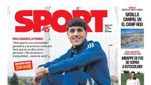 Portada SPORT 12 de octubre de 2024