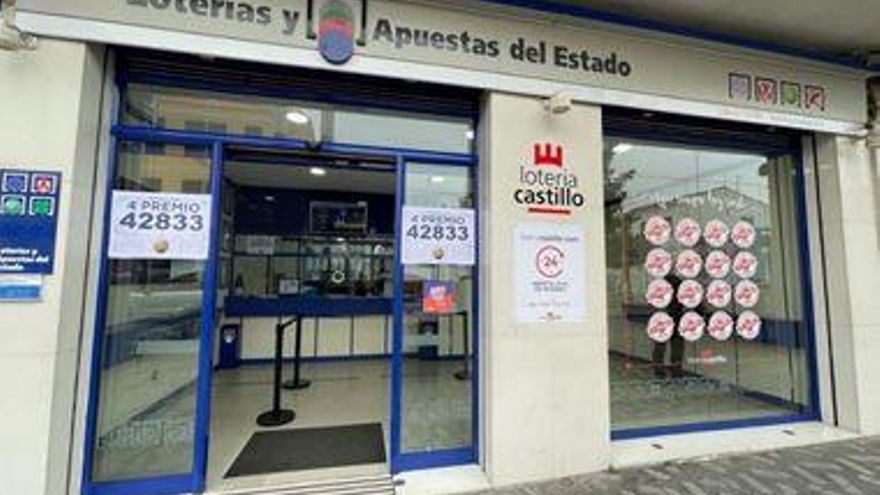 Lotería Castillo reparte el 4º premio del Sorteo Extraordinario de Navidad